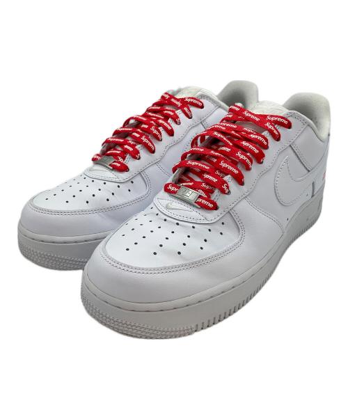 NIKE（ナイキ）NIKE (ナイキ) SUPREME (シュプリーム) AIR FORCE1（エアフォースワン） ホワイト サイズ:SIZE 27cmの古着・服飾アイテム
