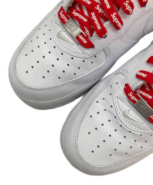 NIKE（ナイキ）NIKE (ナイキ) SUPREME (シュプリーム) AIR FORCE1（エアフォースワン） ホワイト サイズ:SIZE 27cmの古着・服飾アイテム