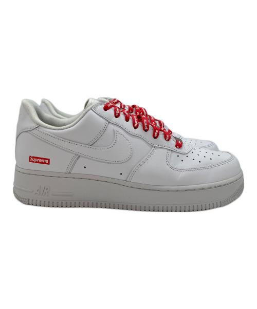 NIKE（ナイキ）NIKE (ナイキ) SUPREME (シュプリーム) AIR FORCE1（エアフォースワン） ホワイト サイズ:SIZE 27cmの古着・服飾アイテム