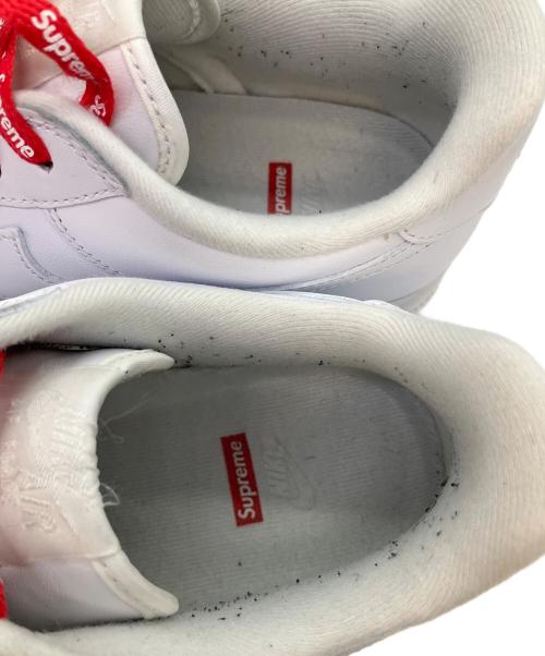 NIKE（ナイキ）NIKE (ナイキ) SUPREME (シュプリーム) AIR FORCE1（エアフォースワン） ホワイト サイズ:SIZE 27cmの古着・服飾アイテム