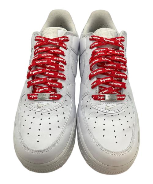 NIKE（ナイキ）NIKE (ナイキ) SUPREME (シュプリーム) AIR FORCE1（エアフォースワン） ホワイト サイズ:SIZE 27cmの古着・服飾アイテム