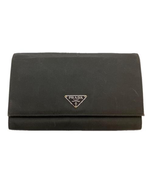 PRADA（プラダ）PRADA (プラダ) 長財布 ブラウンの古着・服飾アイテム
