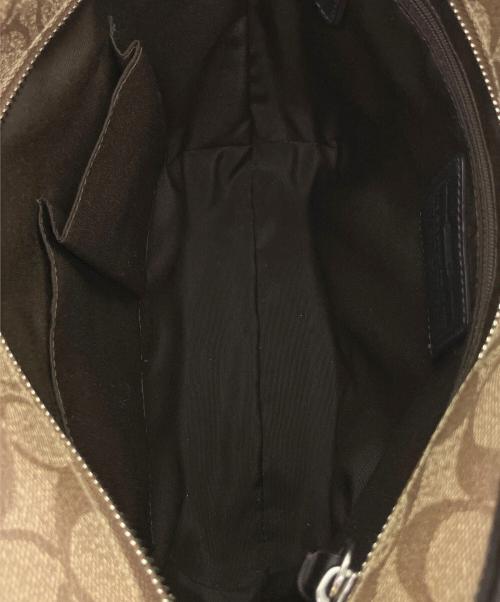 COACH（コーチ）COACH (コーチ) シグネチャー　トートバッグ ベージュ×ブラウンの古着・服飾アイテム