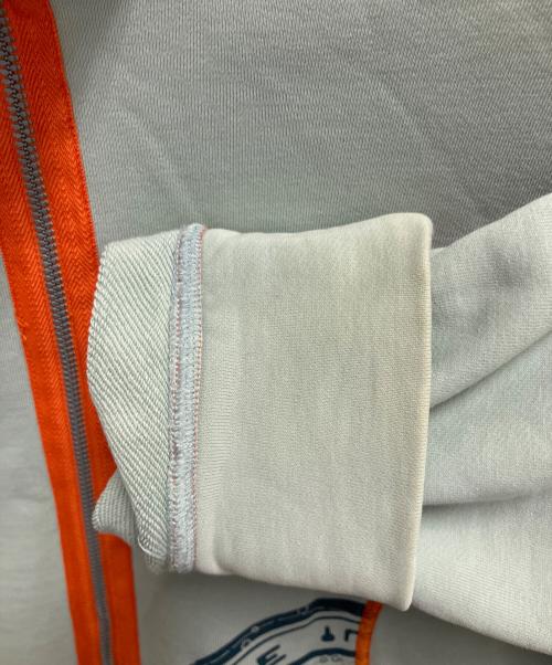 HUGO BOSS（ヒューゴ ボス）HUGO BOSS (ヒューゴ ボス) ジップブルゾン グレー×オレンジ サイズ:SIZE Freeの古着・服飾アイテム