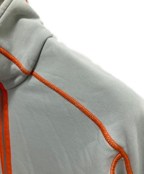 HUGO BOSS（ヒューゴ ボス）HUGO BOSS (ヒューゴ ボス) ジップブルゾン グレー×オレンジ サイズ:SIZE Freeの古着・服飾アイテム