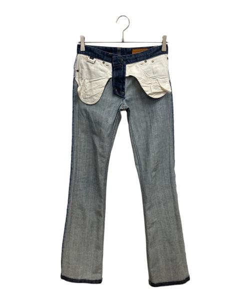 LOUIS VUITTON（ルイ ヴィトン）LOUIS VUITTON (ルイ ヴィトン) デニムパンツ インディゴ サイズ:SIZE 36の古着・服飾アイテム