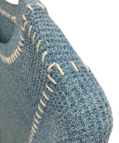 soduk（スドーク）soduk (スドーク) 厚手ニット スカイブルー サイズ:SIZE Freeの古着・服飾アイテム