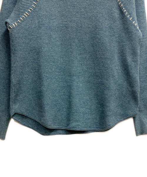soduk（スドーク）soduk (スドーク) 厚手ニット スカイブルー サイズ:SIZE Freeの古着・服飾アイテム