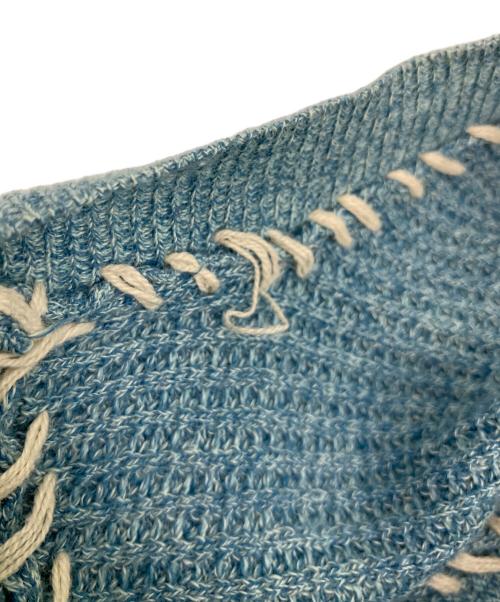 soduk（スドーク）soduk (スドーク) 厚手ニット スカイブルー サイズ:SIZE Freeの古着・服飾アイテム