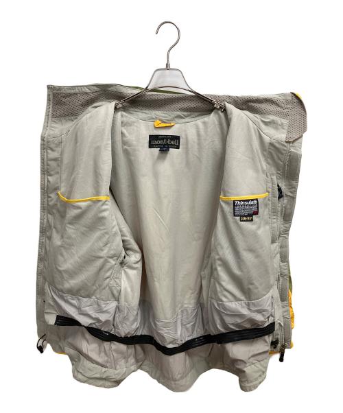 mont-bell（モンベル）mont-bell (モンベル) ドロワットパーカー ナイロンジャケット イエロー×グリーン サイズ:SIZE Lの古着・服飾アイテム