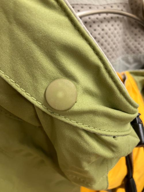 mont-bell（モンベル）mont-bell (モンベル) ドロワットパーカー ナイロンジャケット イエロー×グリーン サイズ:SIZE Lの古着・服飾アイテム