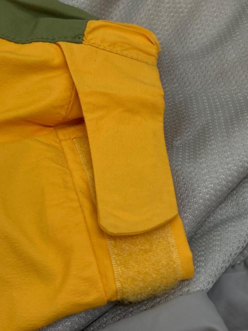 mont-bell（モンベル）mont-bell (モンベル) ドロワットパーカー ナイロンジャケット イエロー×グリーン サイズ:SIZE Lの古着・服飾アイテム