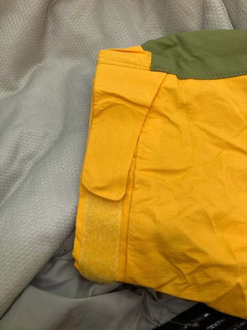 mont-bell（モンベル）mont-bell (モンベル) ドロワットパーカー ナイロンジャケット イエロー×グリーン サイズ:SIZE Lの古着・服飾アイテム