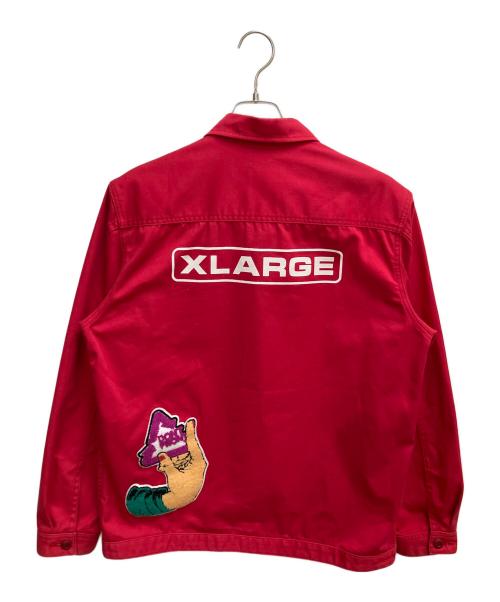 X-LARGE（エクストララージ）X-LARGE (エクストララージ) ワークジャケット レッド サイズ:SIZE Mの古着・服飾アイテム