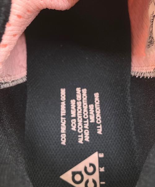 NIKE ACG（ナイキエーシージー）NIKE ACG (ナイキエーシージー) REACT TERRA GOBE 'Melon Tint' スニーカー ピンク×ブラック サイズ:SIZE 28cm 未使用品の古着・服飾アイテム