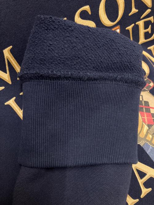 maison kitsune（メゾンキツネ）MAISON KITSUNE (メゾンキツネ) FOX CHAMPION REGULAR SWEATSHIRT スウェット ネイビー サイズ:SIZE Lの古着・服飾アイテム
