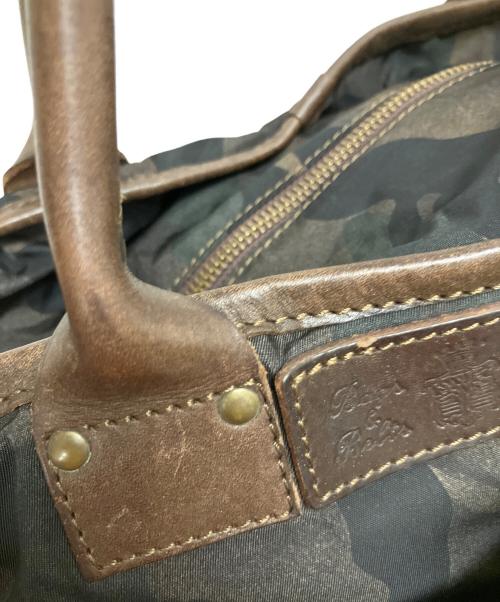 Felisi（フェリージ）Felisi (フェリージ) ナイロンカモフラタンカーブリーフ トートバッグ ブラウンの古着・服飾アイテム