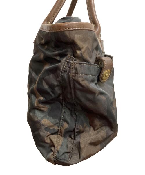 Felisi（フェリージ）Felisi (フェリージ) ナイロンカモフラタンカーブリーフ トートバッグ ブラウンの古着・服飾アイテム