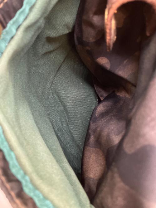 Felisi（フェリージ）Felisi (フェリージ) ナイロンカモフラタンカーブリーフ トートバッグ ブラウンの古着・服飾アイテム