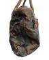 中古・古着 Felisi (フェリージ) ナイロンカモフラタンカーブリーフ トートバッグ ブラウン：6000円