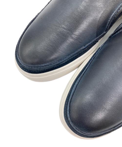 PREMIER SEVEN（プレミアセブン）PREMIER SEVEN (プレミアセブン) スリッポン ネイビー サイズ:SIZE 24.5cmの古着・服飾アイテム