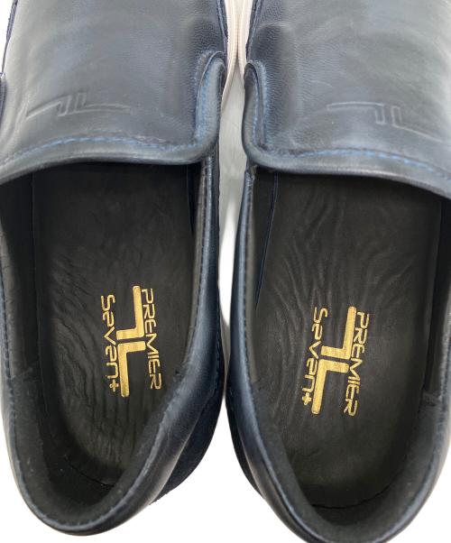 PREMIER SEVEN（プレミアセブン）PREMIER SEVEN (プレミアセブン) スリッポン ネイビー サイズ:SIZE 24.5cmの古着・服飾アイテム