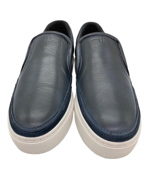 PREMIER SEVEN（プレミアセブン）PREMIER SEVEN (プレミアセブン) スリッポン ネイビー サイズ:SIZE 24.5cmの古着・服飾アイテム