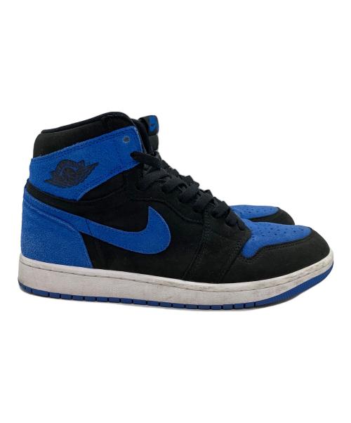 NIKE（ナイキ）NIKE (ナイキ) Air Jordan 1 Retro High OG ブラック×ブルー サイズ:SIZE 27cmの古着・服飾アイテム
