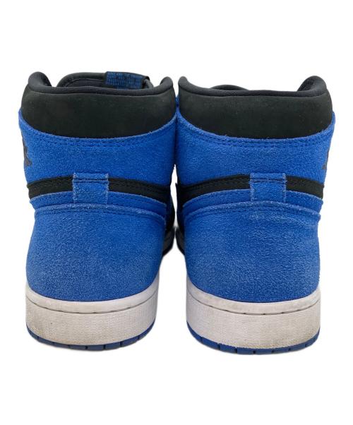 NIKE（ナイキ）NIKE (ナイキ) Air Jordan 1 Retro High OG ブラック×ブルー サイズ:SIZE 27cmの古着・服飾アイテム