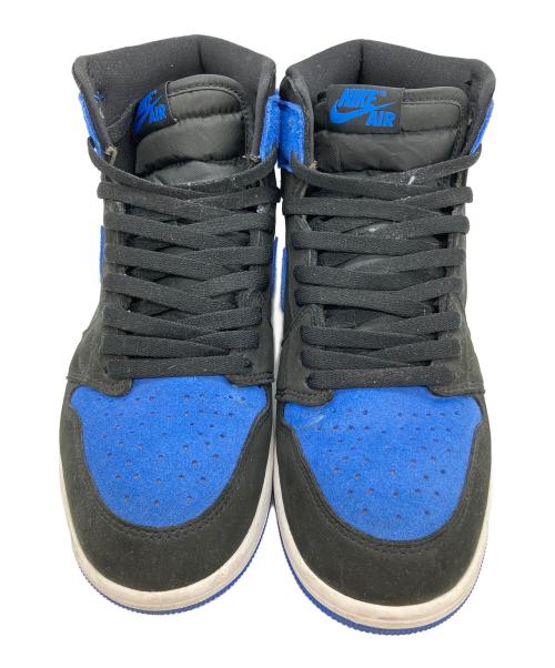 NIKE（ナイキ）NIKE (ナイキ) Air Jordan 1 Retro High OG ブラック×ブルー サイズ:SIZE 27cmの古着・服飾アイテム