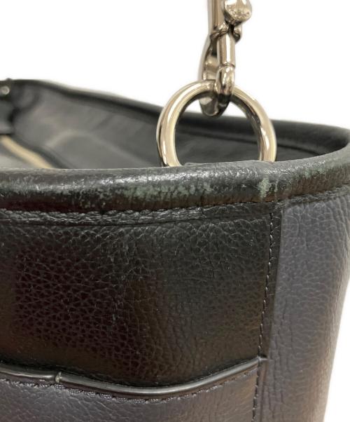 COACH（コーチ）COACH (コーチ) ネイサン 2WAYトートバッグ ブラック×グレーの古着・服飾アイテム