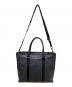 COACH (コーチ) ネイサン 2WAYトートバッグ ブラック×グレー：8000円