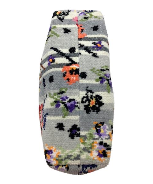 FEILER（フェイラー）FEILER (フェイラー) ブーケティエール ショルダーバッグ グレー×パープルの古着・服飾アイテム