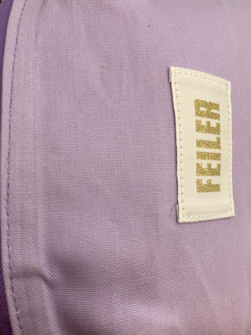 FEILER（フェイラー）FEILER (フェイラー) ブーケティエール ショルダーバッグ グレー×パープルの古着・服飾アイテム