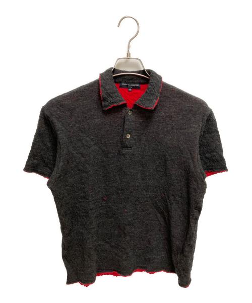 COMME des GARCONS HOMME（コムデギャルソン オム）COMME des GARCONS HOMME (コムデギャルソン オム) ポロシャツ グレー サイズ:SIZE Sの古着・服飾アイテム