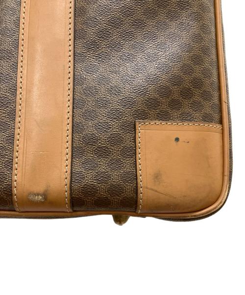 CELINE（セリーヌ）CELINE (セリーヌ) マカダム トラベルバッグ ブラウンの古着・服飾アイテム