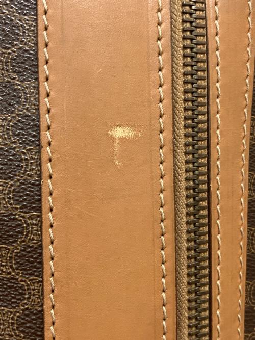 CELINE（セリーヌ）CELINE (セリーヌ) マカダム トラベルバッグ ブラウンの古着・服飾アイテム