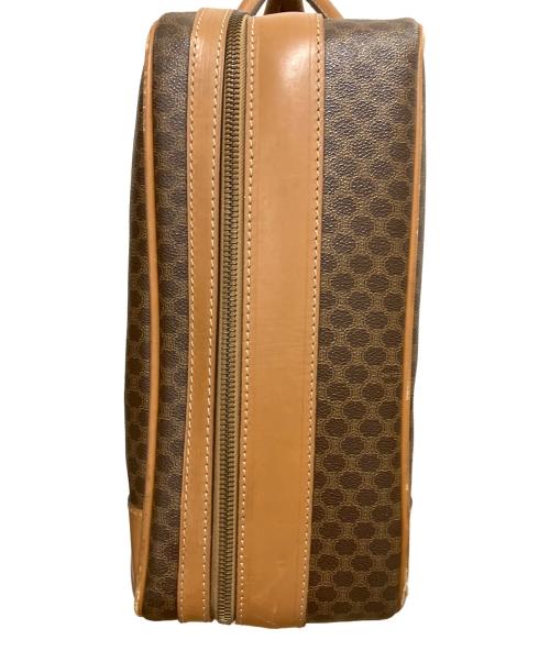 CELINE（セリーヌ）CELINE (セリーヌ) マカダム トラベルバッグ ブラウンの古着・服飾アイテム