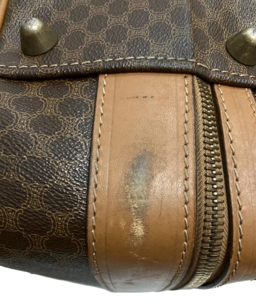 CELINE（セリーヌ）CELINE (セリーヌ) マカダム トラベルバッグ ブラウンの古着・服飾アイテム