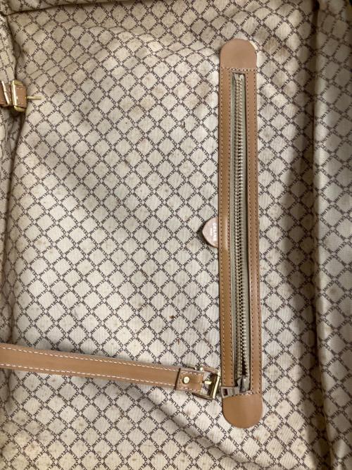CELINE（セリーヌ）CELINE (セリーヌ) マカダム トラベルバッグ ブラウンの古着・服飾アイテム