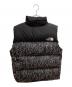 THE NORTH FACE (ザ ノース フェイス) Novelty Nuptse Vest ダウンベスト ブラック×ホワイト サイズ:SIZE M：18000円
