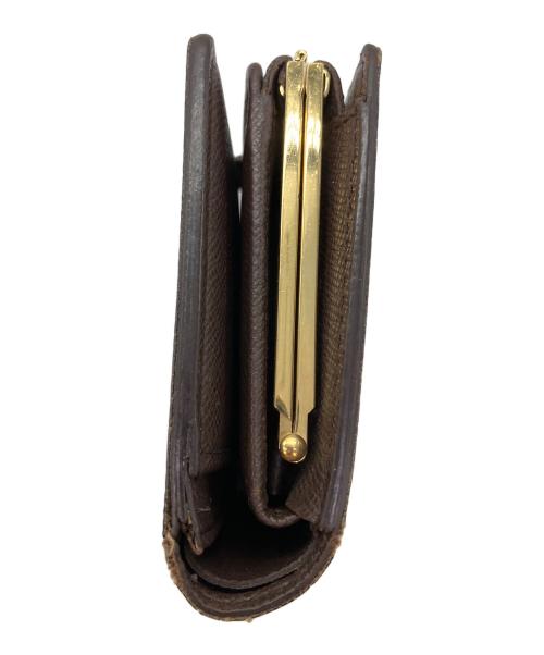 LOUIS VUITTON（ルイ ヴィトン）LOUIS VUITTON (ルイ ヴィトン) ダミエ ポルトフォイユ・ヴィエノワ 2つ折り財布 ブラウンの古着・服飾アイテム
