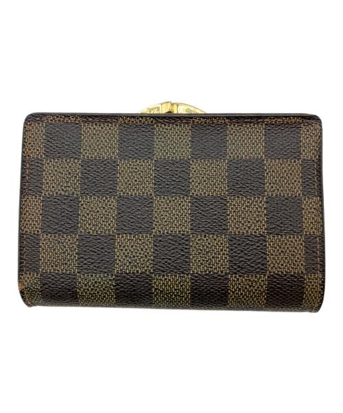 LOUIS VUITTON（ルイ ヴィトン）LOUIS VUITTON (ルイ ヴィトン) ダミエ ポルトフォイユ・ヴィエノワ 2つ折り財布 ブラウンの古着・服飾アイテム