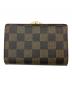 LOUIS VUITTON (ルイ ヴィトン) ダミエ ポルトフォイユ・ヴィエノワ 2つ折り財布 ブラウン：10000円