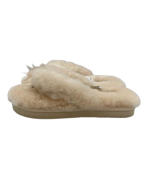 UGG（アグ）UGG (アグ) Fluff Flip Flop III ベージュ サイズ:SIZE 22cm 未使用品の古着・服飾アイテム
