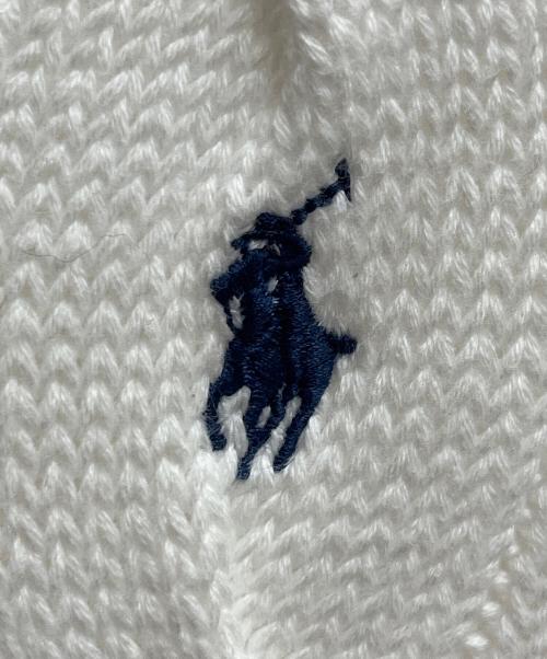 POLO RALPH LAUREN（ポロ・ラルフローレン）POLO RALPH LAUREN (ポロ・ラルフローレン) 厚手ニット ホワイト サイズ:SIZE XSの古着・服飾アイテム