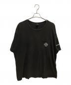 CHROME HEARTS(3352)クロムハーツ）の古着「CH Plus Block Cross Tee」｜ブラック