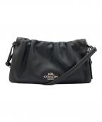 COACHコーチ）の古着「フェイ ショルダー バッグ・ルーシング」｜ブラック