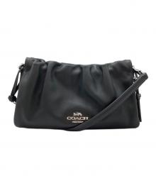 COACH（コーチ）の古着「フェイ ショルダー バッグ・ルーシング」｜ブラック