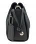 中古・古着 COACH (コーチ) フェイ ショルダー バッグ・ルーシング ブラック：17000円